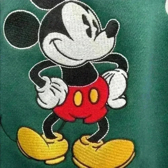 Disney Vintage Classic Mickey Mouse Sweatshirt Size Medium - Picture 6 of 7